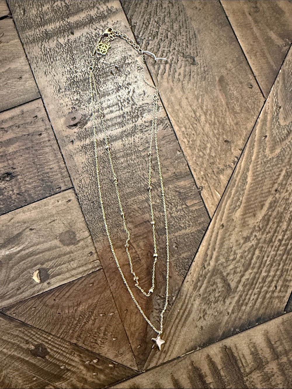 Kendra Scott Gold Layered Star Necklace